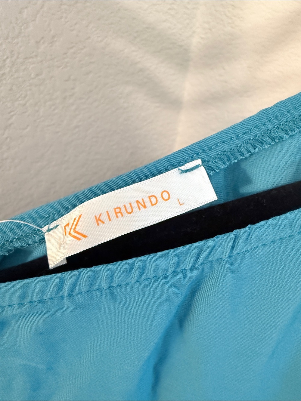 Kirundo Teal Blue One-Shoulder Dress Size L NWT - Picture 2 of 5